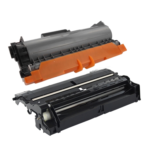 GOTONERS  Generic Packaged 2Pk Brother New Compatible Tn-750 Bk Dr-720 Toner And Drum Set for Hl-5440/5450/6180, Dcp-8110/8150, Mfc-8510/8520