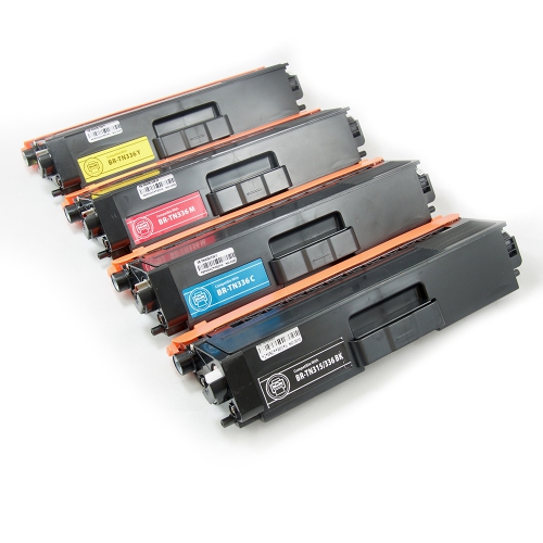 GOTONERS  Generic Packaged 4Pk Brother New Compatible Tn-336 Cmyk High Yield Color Toner Set for Hl-L8250CDn/8350CDw/8350CDwt, Mfc-L8600CDw/8850CDw