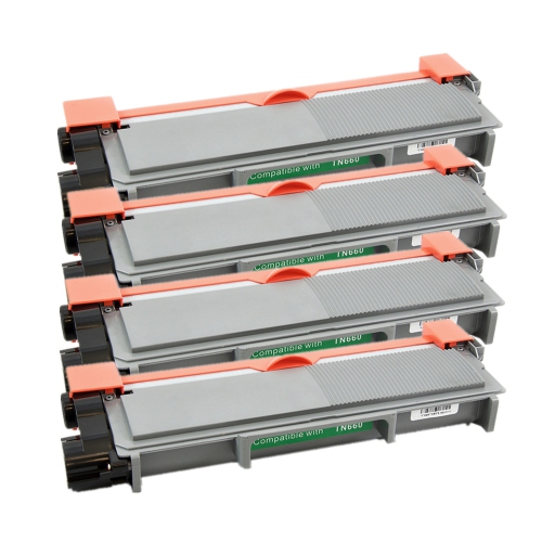 GOTONERS  Generic Packaged 4Pk Brother New Compatible Tn-660 (Tn660) High Yield Toner Cartridge for Hl-L2360Dw/l2320D, Dcp-L2540Dw, Mfc-L2720Dw/l2740Dw