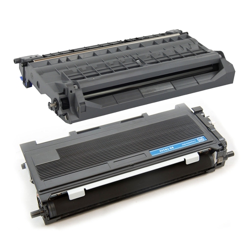 GOTONERS  Generic Packaged 2Pk Brother New Compatible Tn-350 Bk Dr-350 Toner And Drum Set for Hl-2030/2040/2070, Mfc-7220/7820, Dcp-7010/7020
