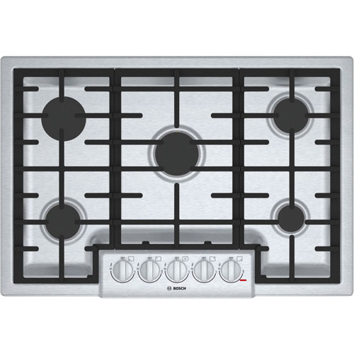 Bosch 30" 5-Burner Gas Cooktop - Stainless Steel - Clearance