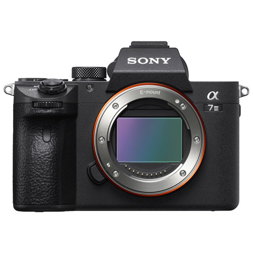 Sony Alpha a7 III Full-Frame Mirrorless Vlogger Camera (Body Only)