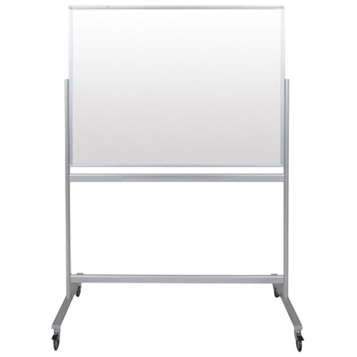 Luxor Double-Sided Mobile Magnetic Glass Marker Board