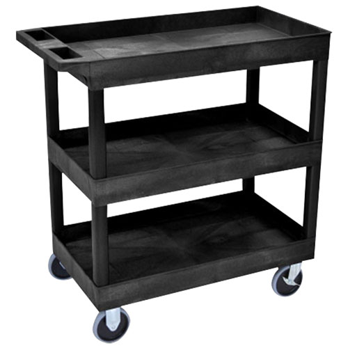 Luxor 32" x 18" Tub Cart with Three Shelves