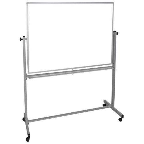 Luxor 48"W x 36"H Double-Sided Magnetic Whiteboard