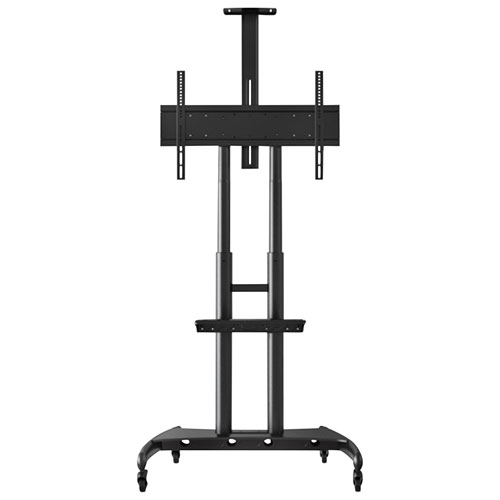 Luxor 80" Adjustable-Height TV Stand + Mount - Black