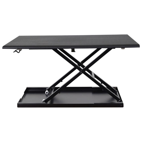 Luxor Level Up 32"W Adjustable Desktop Desk - Black