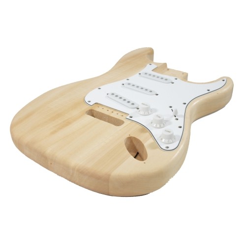Solo ST Style DIY Guitar Kit, Basswood Body, Rosewood FB