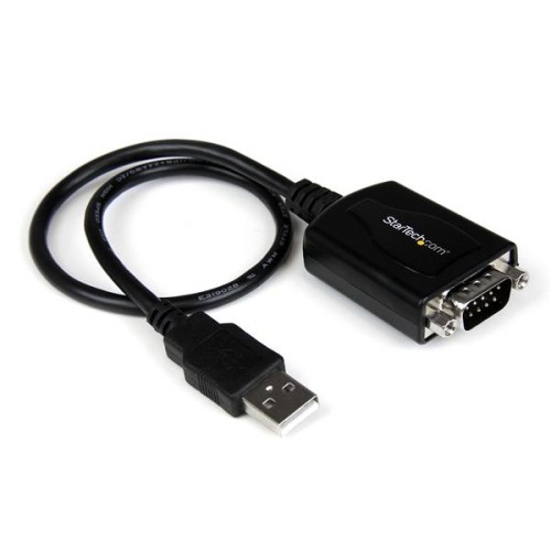 StarTech USB to RS232 Serial DB9 Adapter Cable with COM Retention 1 ft