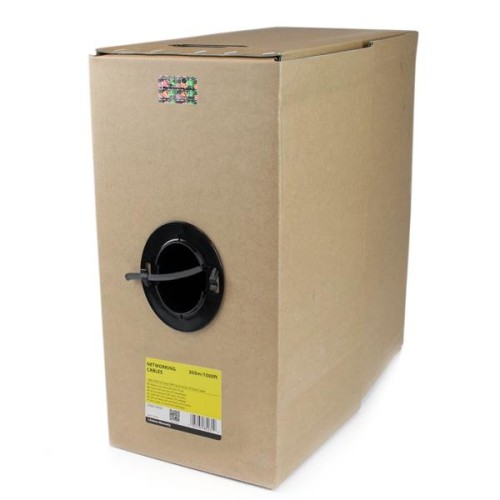 StarTech 1000ft Bulk Cat 6 Ethernet Cable - Solid - CMR - Gray