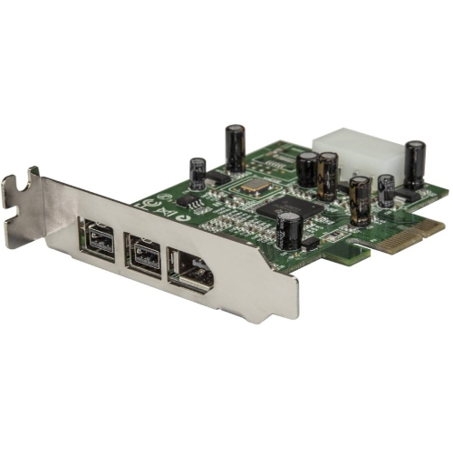 Carte FireWire PCI Express 1394 à faible profil 2b 1a à 3 ports de StarTech