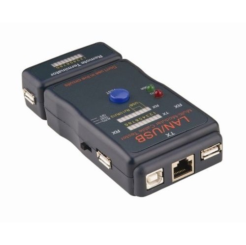 Image 1 of 1.. Cable Tester for RJ45,RJ12,BNC,USB Connectors