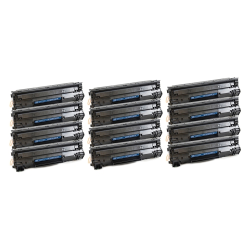 GOTONERS  Generic Packaged 12Pk HP New Compatible Ce278A (78A) Standard Yield Toner Cartridge for Laserjet P1566/1569/1606/1607, M1530/1636/1537/1538
