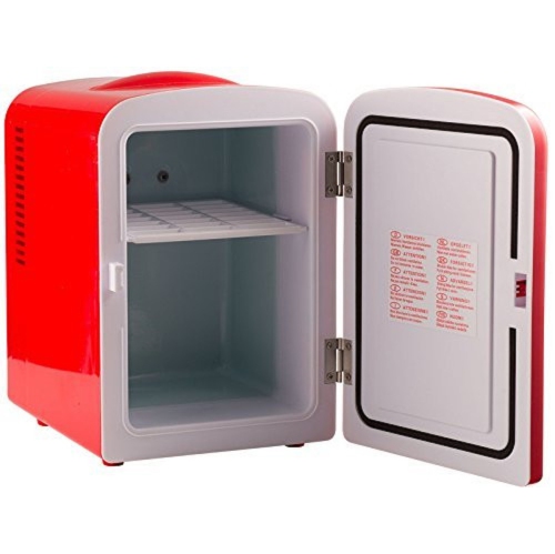 Uber Appliance Uber Chill Personal Mini Fridge 6 can capacity for Bar, Bedroom, office or Dorm outdoor/indoor 110V AC/12V DC