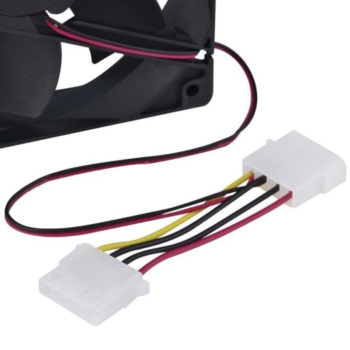 axGear 80mm 8cm 12V Sleeve Bearing Quite Cooling Fan for Computer Case ATX Chassis