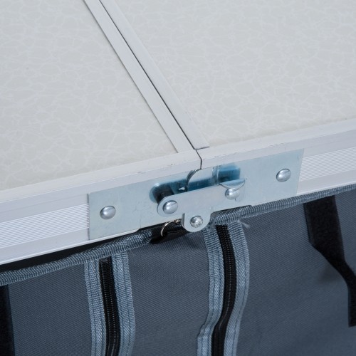 Outsunny Picnic Table AluminumWhite