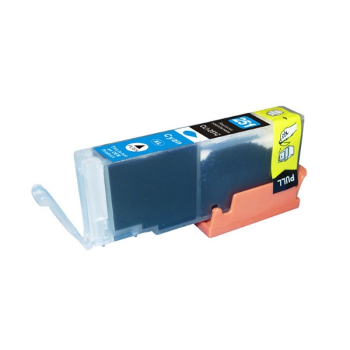 Gotoners™ Generic Packaged Canon New Compatible CLI-251C XL High Yield Cyan Inkjet Cartridge for Pixma MG5420/6320,CMX722/MX922,Pixma Ip7220