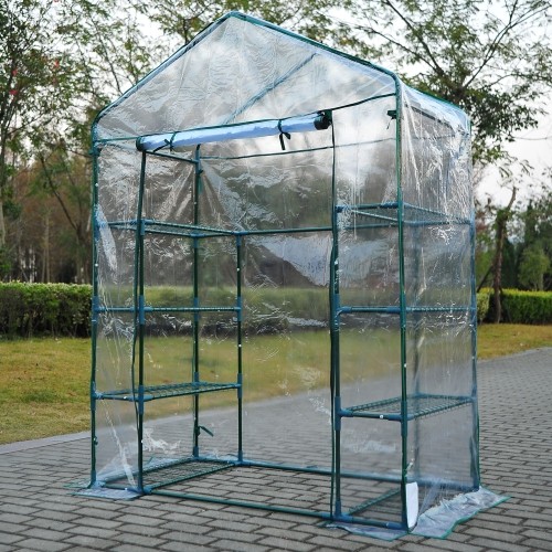Outsunny 4.7 x 2.4 x 6.4ft Walk-in Greenhouse