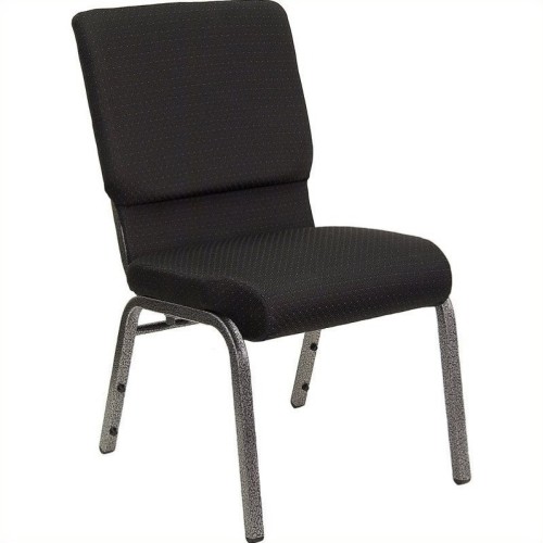 FLASH FURNITURE  Hercules Series Church Stacking Guest Chair In Black Great chair