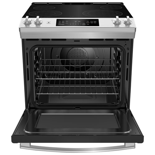 Cuisinière électrique encastrable lisse convection autonet. 30 po Profile de GE - Inox