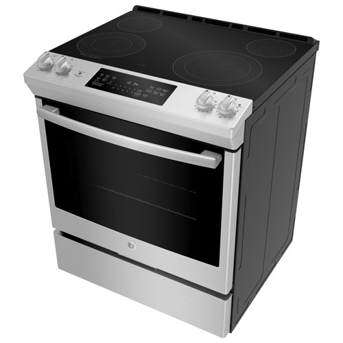 Cuisinière électrique encastrable lisse convection autonet. 30 po Profile de GE - Inox