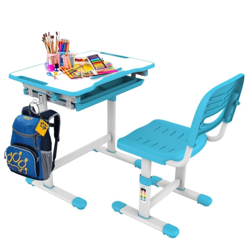 Boost Industries KidzDesk KD26B Ergonomic Height Adjustable Children Desk and Chair Set