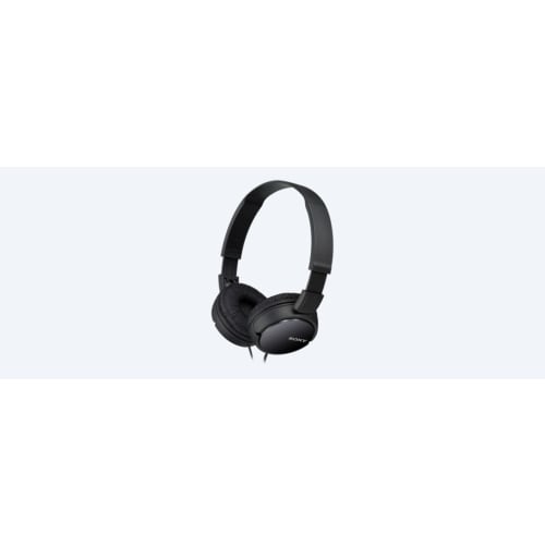 Sony ZX Wired Over-Ear Tangle Free 3.5mm Black Headset (MDRZX110B.AE)