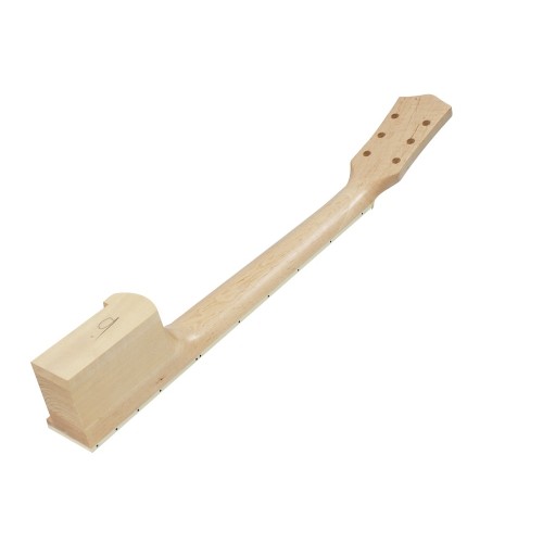 Solo ES Style DIY Guitar Kit, Maple Neck, Flamed Maple Top