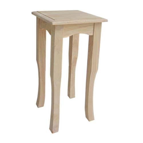 International Concepts 30" High Unfinished Tea Table