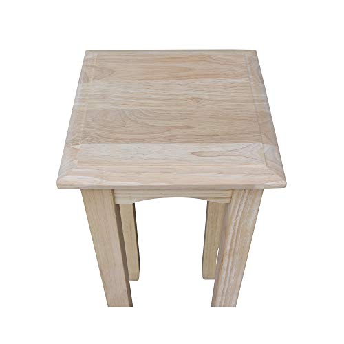 International Concepts 30" High Unfinished Tea Table