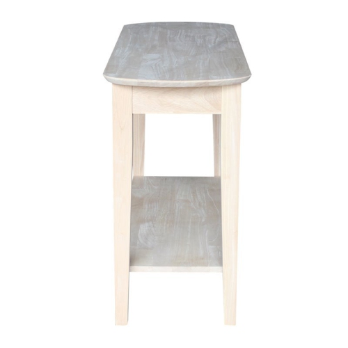 International Concepts Unfinished Phillips Oval Sofa Table