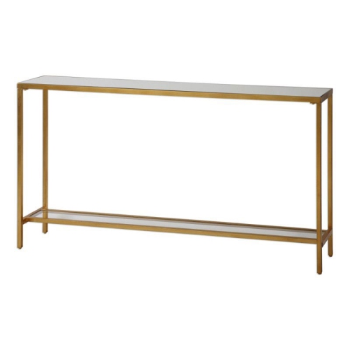 Maklaine Console Table in Gold