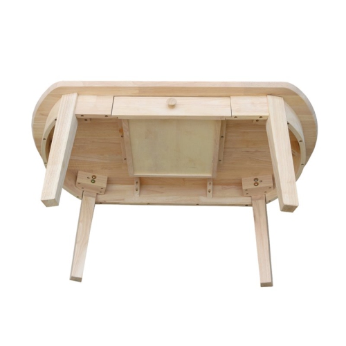 International Concepts Unfinished Phillips Oval Coffee Table