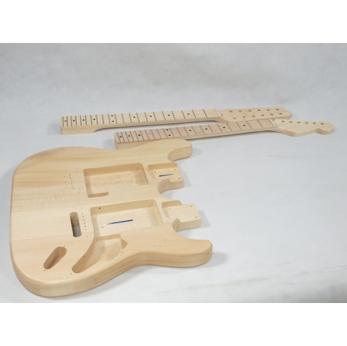 Ensemble de guitare Solo ST à double manche à monter soi-même