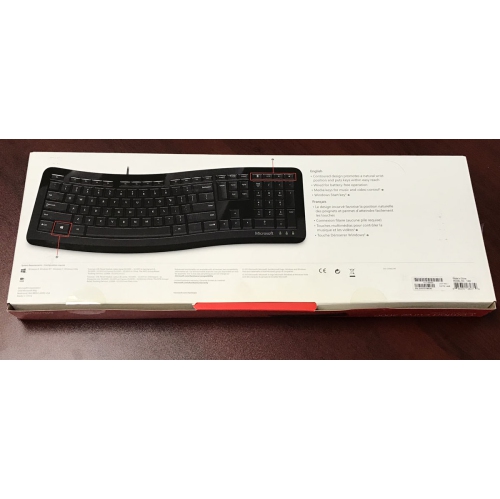 Microsoft Comfort Curve Keyboard 3000 3tj 00003 Black Usb Wired