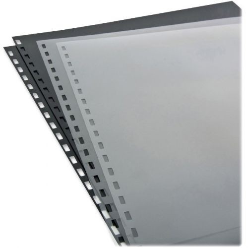 BINDING CVR PRE-PUNCH CLEAR/BK