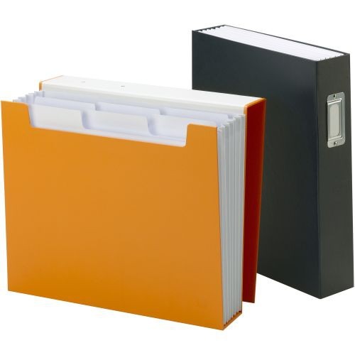 EXP FILE 6-POCKET LTR ORANGE