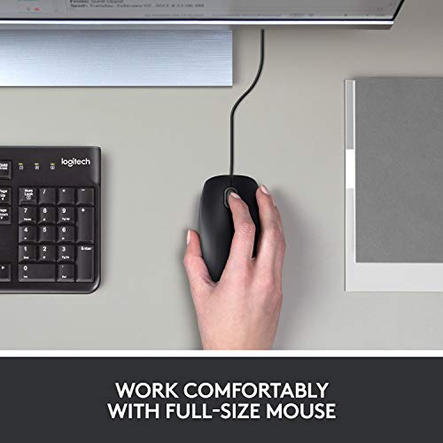 Logitech B100 Optical USB Corded Mouse