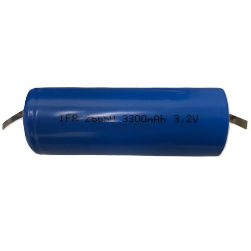 24-Pack 3.2 Volt 26650 LiFePO4 Batteries with Tabs