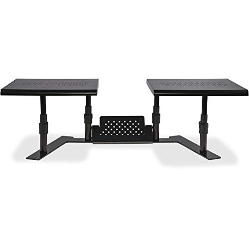 Allsop Metal Art ErgoTwin Adjustable Monitor Stand