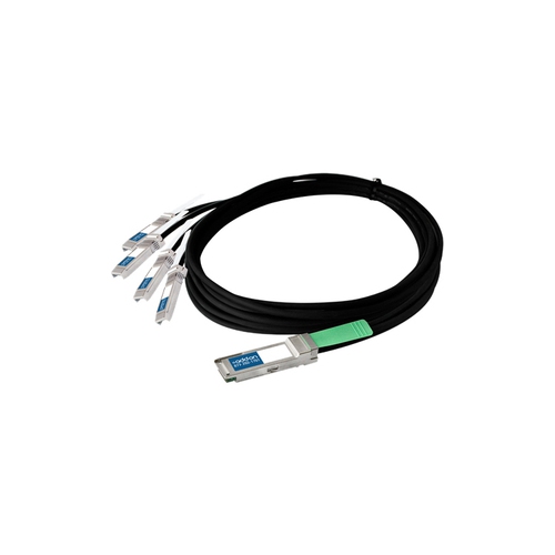 AddOn Cisco QSFP-4SFP10G-CU3M Compatible TAA Compliant 40GBase-CU QSFP+ to 4xSFP+ Direct Attach Cable