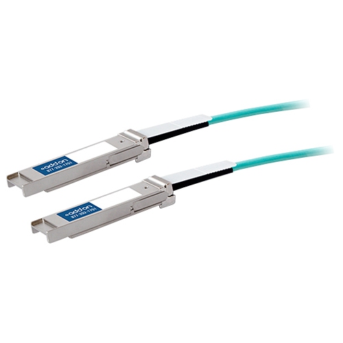 AddOn Dell Force10 CBL-QSFP-40GE-10M Compatible TAA Compliant 40GBase-AOC QSFP+ to QSFP+ Direct Attach Cable