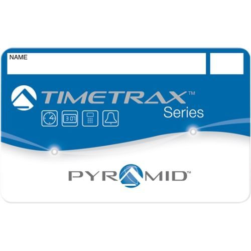 Pyramid Timetrax Swipe Card - Magnetic Stripe Card - 3.62" Width X 2.13" Length - 50 - Pac