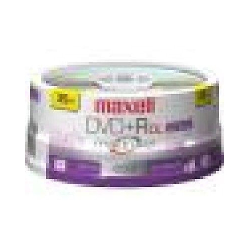 MAXELL  16X DVDr Media 4.7GB - 25 Pack Spindle