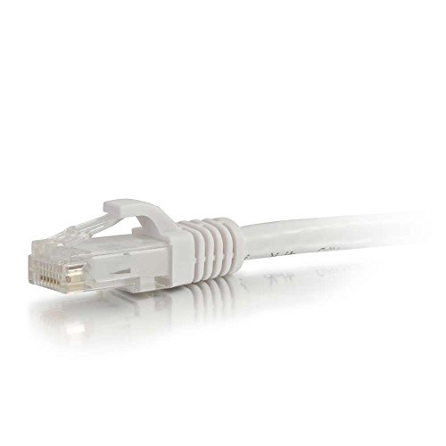 C2G / CABLES TO GO 27166 CAT6 SNAGLESS UNSHIELDED NETWORK PATCH CABLE, WHITE (50 FEET/15.24 METERS)