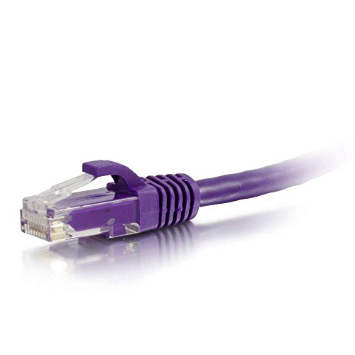 C2G / CABLES TO GO 27805 CAT6 SNAGLESS UNSHIELDED NETWORK PATCH CABLE, PURPLE (25 FEET/7.62 METERS)