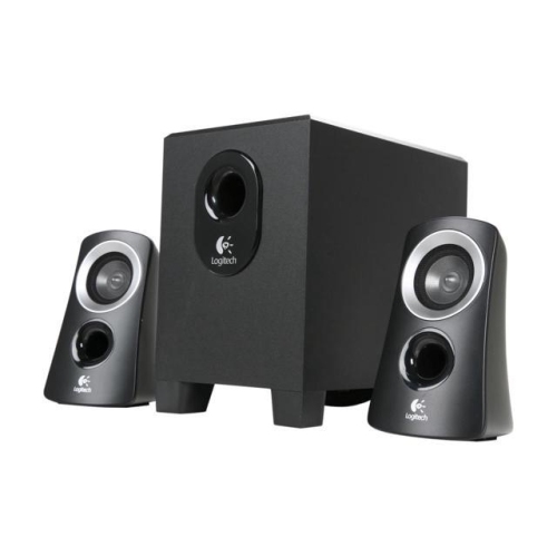 Refurbished - Logitech Z313 2.1 Channel Computer Speaker System, Black (980-000382)
