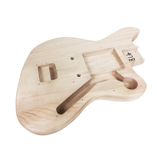 Solo JM Style DIY Guitar Kit, Basswood Body, Maple Neck