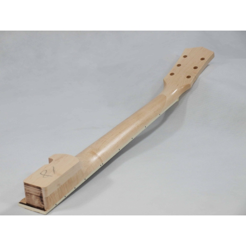 Solo LP Style DIY Guitar Kit, Carved Body, Maple Top