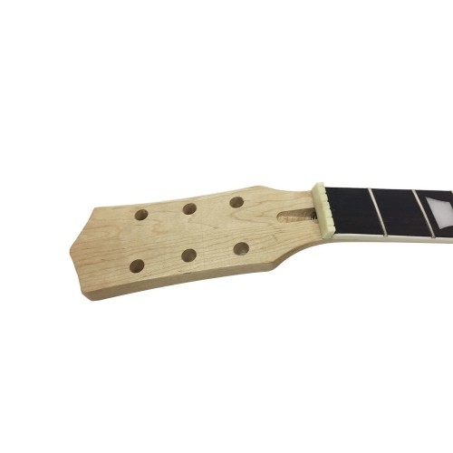 Solo LP Style DIY Guitar Kit, Basswood, Flame Maple Top, Left Handed